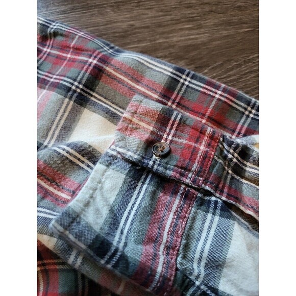 21 Men by Forever21, Regular Fit, Men's Long Sleeve Flannel Shirt, Size Large - Picture 5 of 9